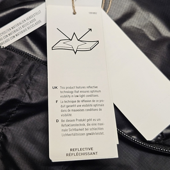 ADIDAS Women's Aeroready Black and White Windbreaker Running Jacket‎ Size M - Picture 15 of 16